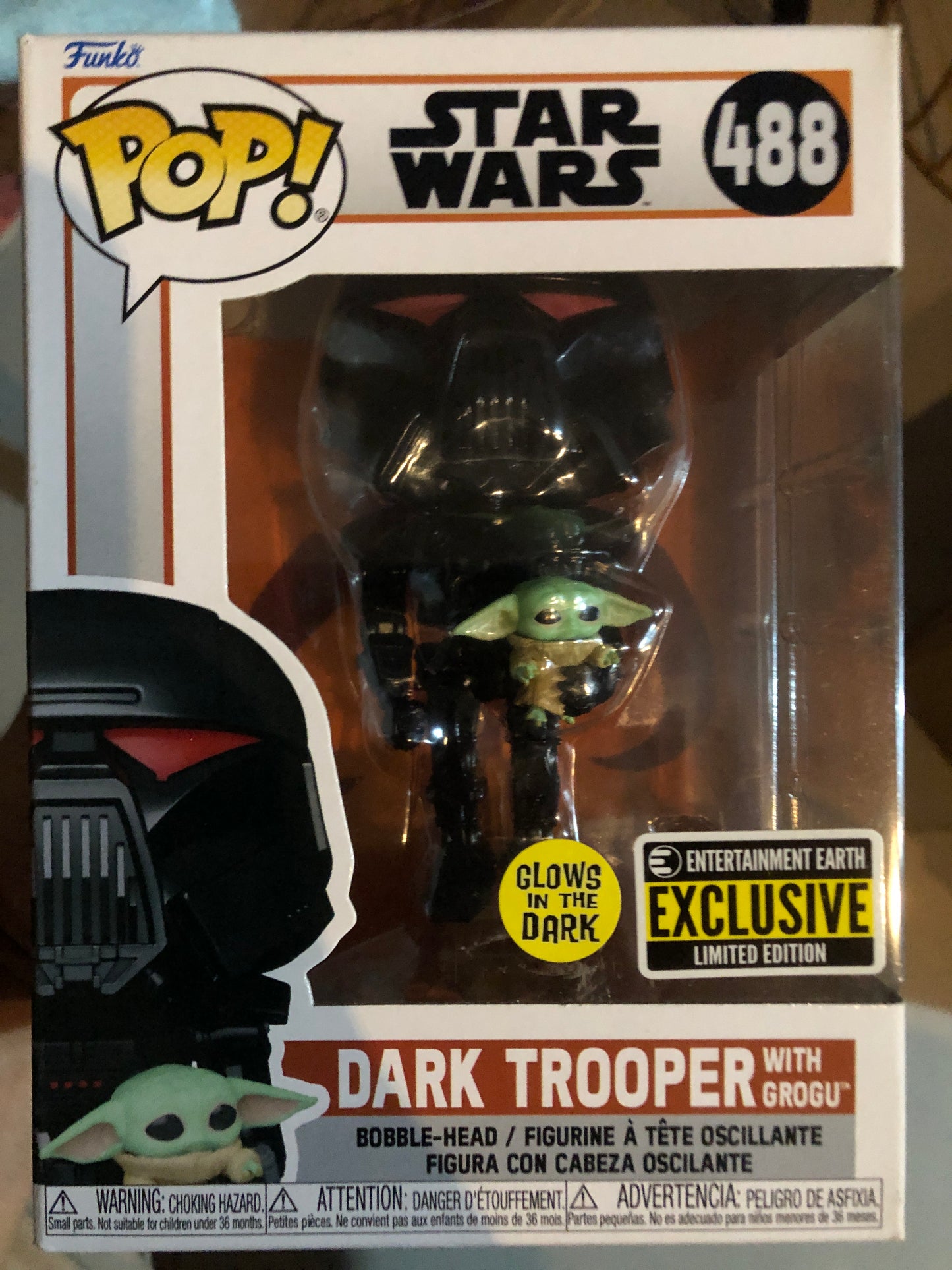 488 Dark Trooper With Grogu GITD EELE