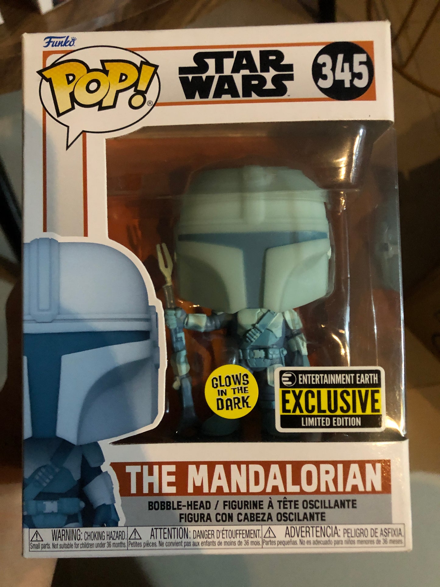 345 The Mandalorian GITD EELE(Bad Box)
