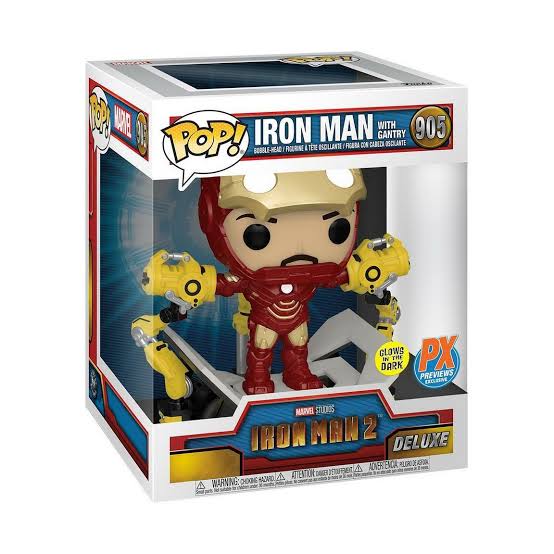 905 Iron Man with Gantry GITD PX